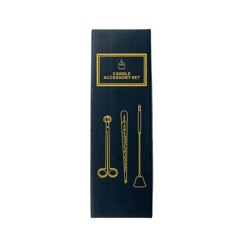 CANDLE CARE KIT - BLACK STAINLESS STEEL
