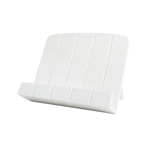 Cook Book Stand In White Painted Hevea -  T&G