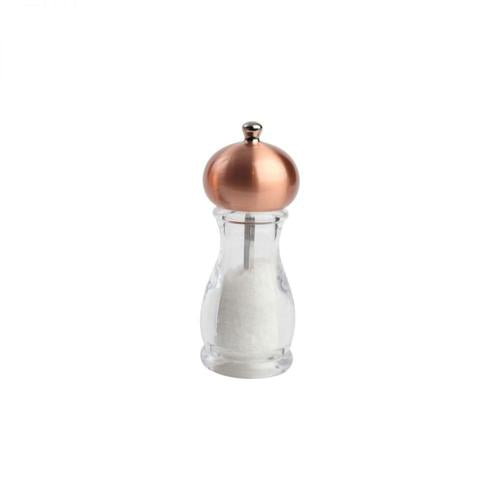 Globe Small Salt Mill In Clear Acrylic W -  T&G