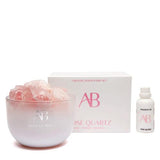 Crystal Potpourri Set - 1kg Crystal 50ml Oil - Rose Quartz