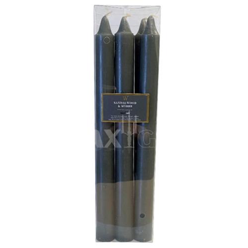 250mm SCENTED CANDLE - SANDALWOOD & MYRRH(6 PACK)