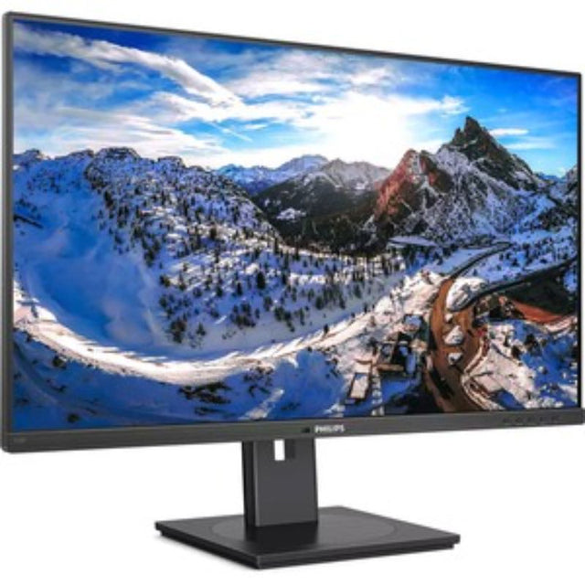 Philips 328B1/75 31.5" 4K UHD monitor with vibrant colors, multiple ports, VESA mount, LowBlue, and EasyRead modes.