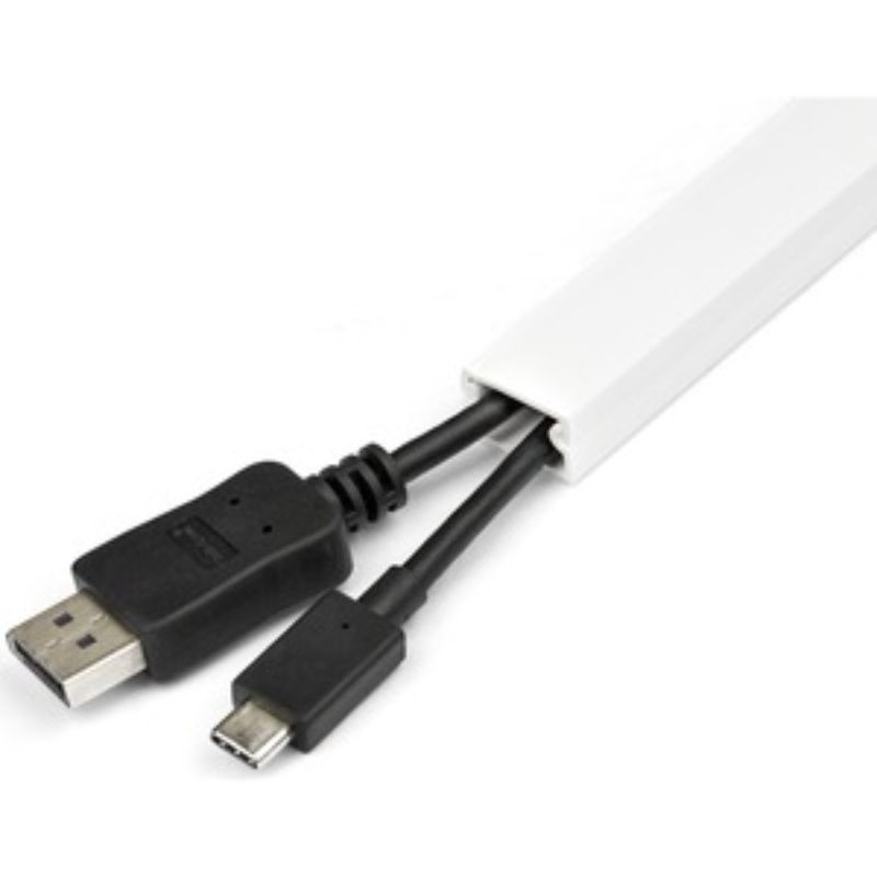 Startech Solid Cable Management Raceway with Adhesive Tape & Cover