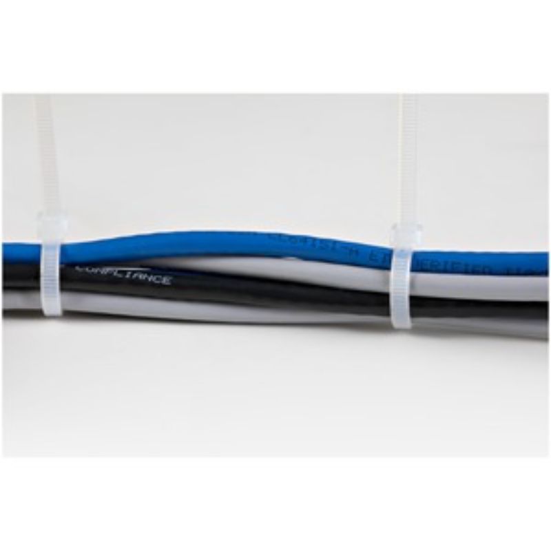 Startech 25cm(10in) Cable Ties - 4mm(1/8in) wide 68mm(2-5/8in) Bundle Diameter