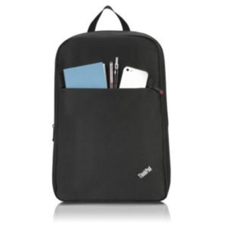 Sleek Lenovo ThinkPad Basic Backpack for 15.6-inch laptops, featuring padded protection and water-resistant fabric for durability.