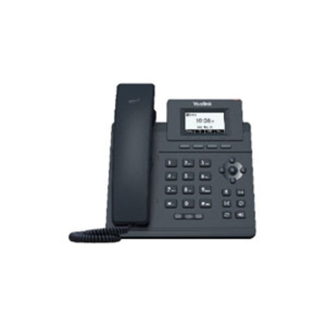 Yealink T30P Entry-Level IP Phone with graphical LCD, HD voice, headset support, and two-port Ethernet switch for seamless communication.