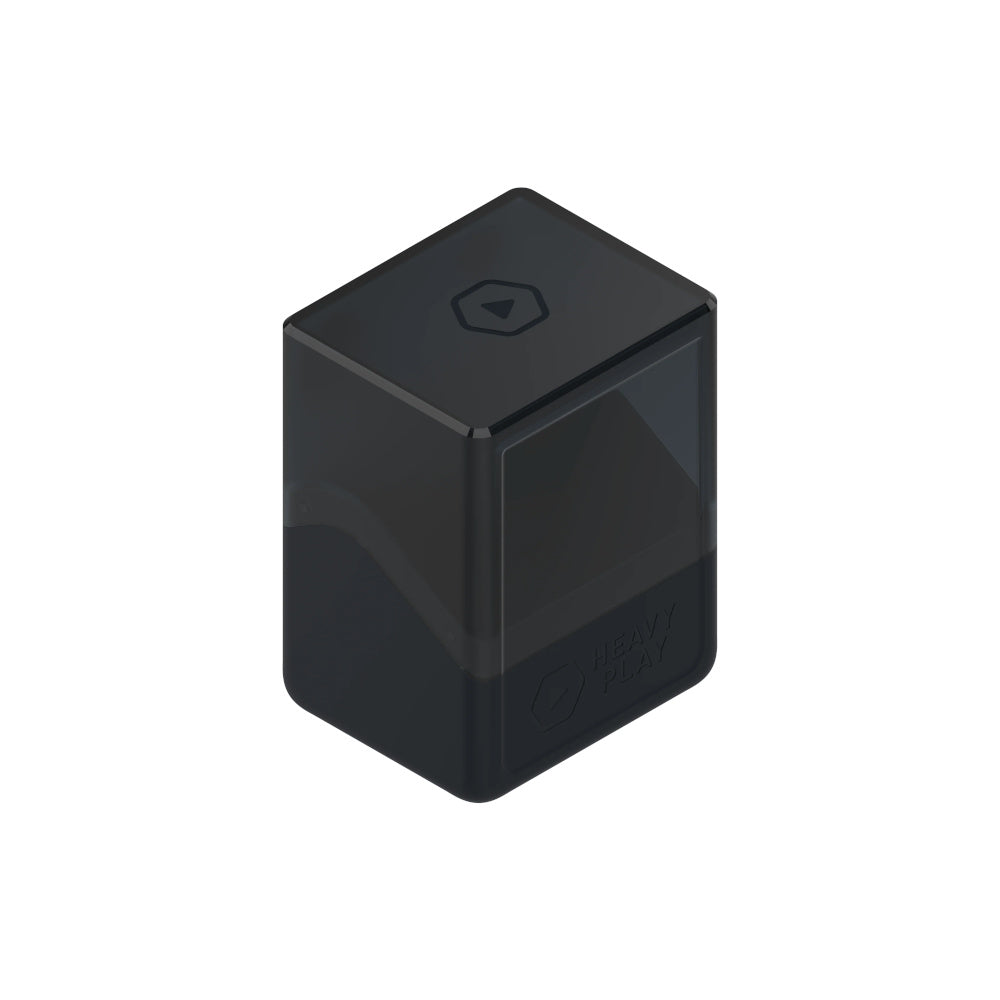 Heavy Play: RFG Deckbox 80 DS - Warlock Black - Gaming Playmat