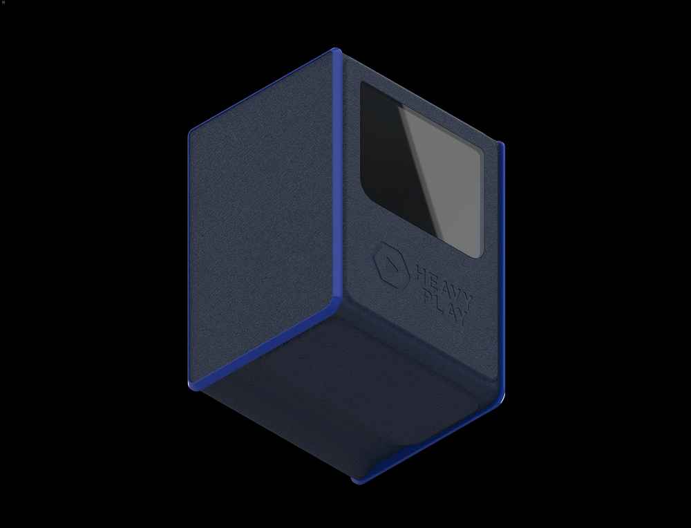 Heavy Play: RFG Deckbox MAX 80 DS - Rogue Blue - Gaming Playmat