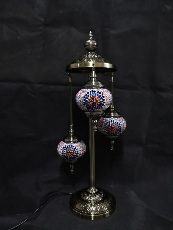 Turkish Mosaic Lamp 1 - Multi Coloured 3 Tier (75cm)