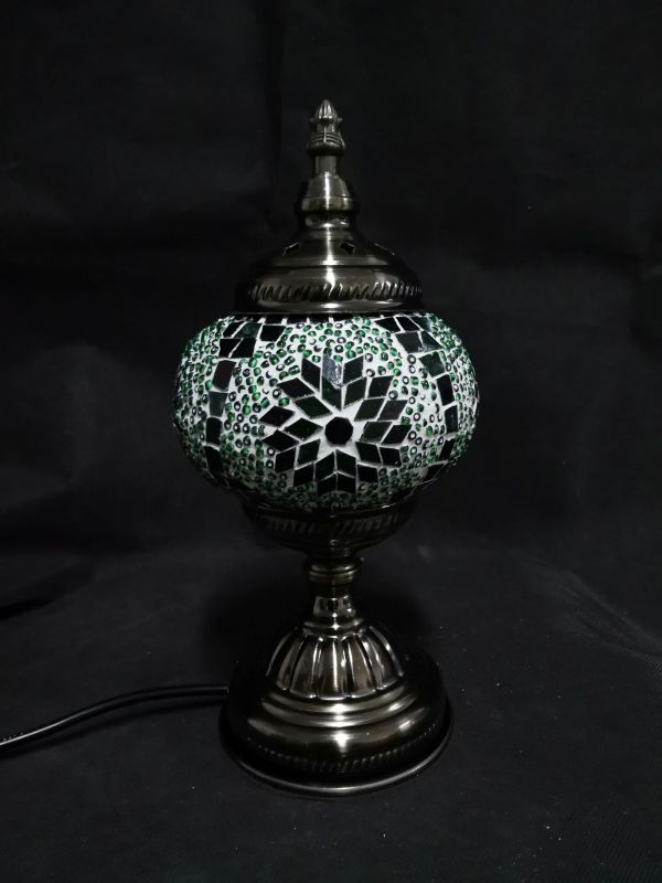 Turkish Mosaic Lamp - (Green)