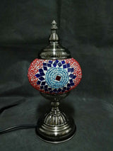 Turkish Mosaic Lamp (Blue/Orange/White)