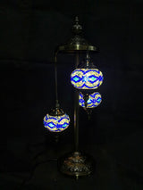 Turkish Mosaic Lamp 7 - Multi Coloured 3 Tier (75cm)