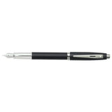 Sheaffer 100 Fountain Pen Matte Black Chrome Trim