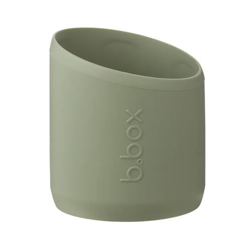 690mL Insulated Bottle Silicone Bumper b.box Olive