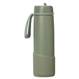 690mL Insulated Bottle Silicone Bumper b.box Olive