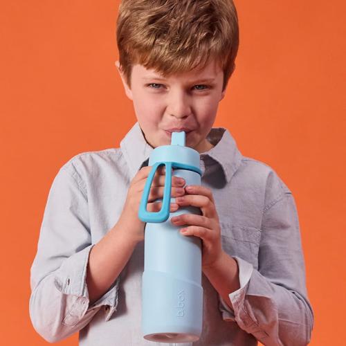 690mL Insulated Bottle Silicone Bumper b.box Lagoon