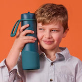 690mL Insulated Bottle Silicone Bumper b.box Sea Glass