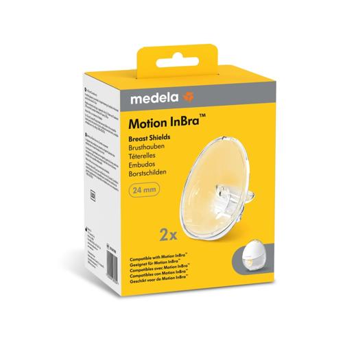 Breast Pump Shields 24mm 2 Pack Medela Motion InBra