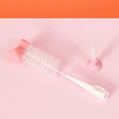 Bottle & Teat Cleaning Brush 2-in-1 b.box Blush