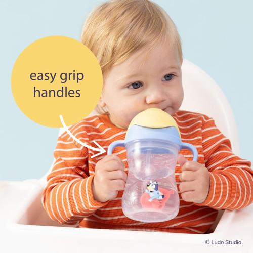 Weighted Straw Sippy Cup b.box Bluey