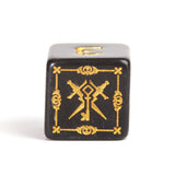 Sirius Dice - D&D Adventure Dice - Rogue - Black