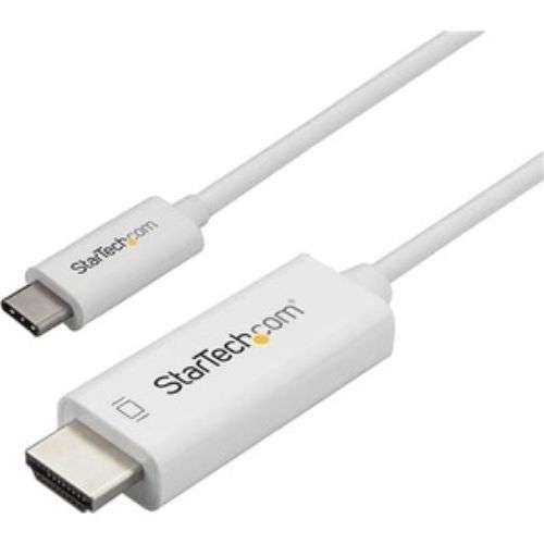 StarTech.com 2 m (6 ft.) USB-C to HDMI Cable - 4K at 60 Hz - White - 2 m