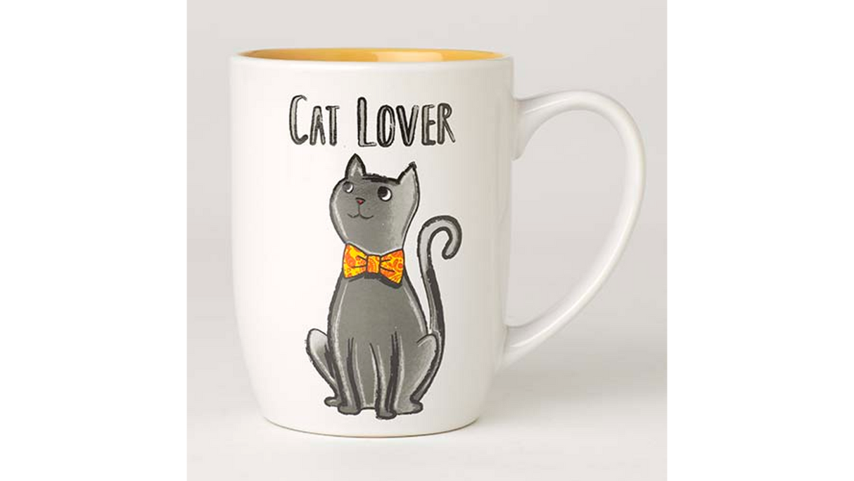 Dog Feed and Water Ceramic - Mug "Cat Lover"