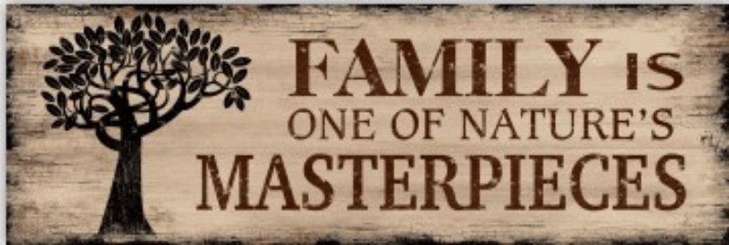 Wall Art on MDF - Family