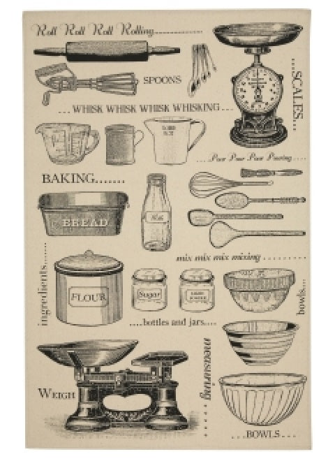 Cotton Tea Towel Baking - Ulster Weavers