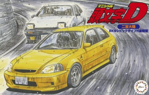 1/24 Initial D EK9 Honda Civic Type R Ninomiya Daiki Ver. Model Kit Fujimi