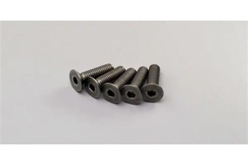 Flat Head Screw Hex/ Titanium/ M4x15/ 5pcs RC Part Kyosho KP 1-S34015HT