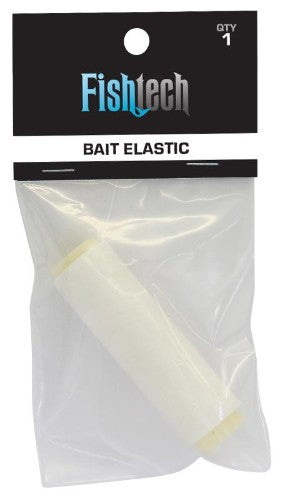 Durable Fishtech Bait Elastic secures various baits to hooks for improved fishing success, suitable for all angling conditions.