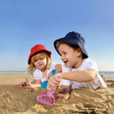 Hape  - Beach Barrow Beach Toy -Blue