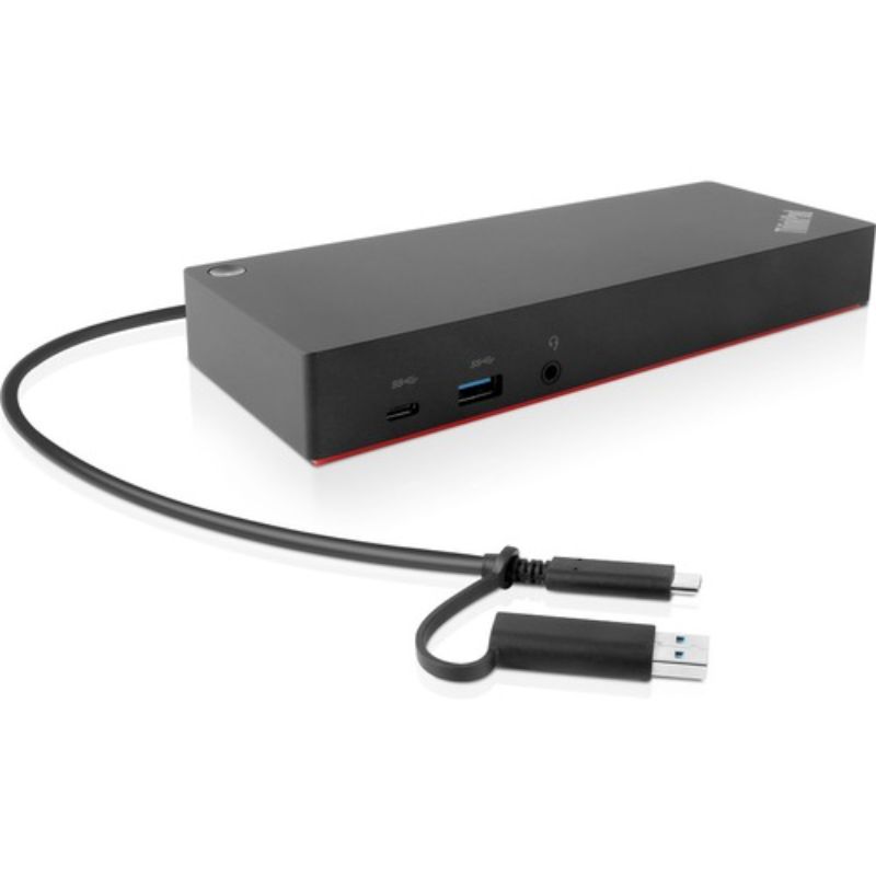 Lenovo Docking Station - for Notebook - USB Type C - 3840 x 2160 - 6 x USB Ports