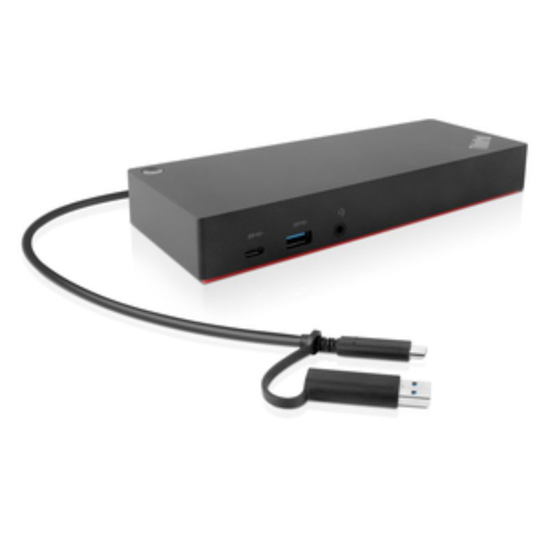 Lenovo Docking Station - for Notebook - USB Type C - 3840 x 2160 - 6 x USB Ports