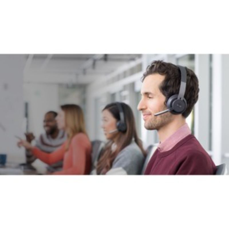 Logitech Zone Wireless Headset with stereo sound, active noise cancellation, and flip-to-mute mic for seamless communication.