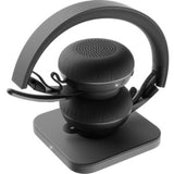 Logitech Zone Wireless Headset: premium stereo sound, wireless Bluetooth, active noise cancellation, and flip-to-mute mic for professionals.