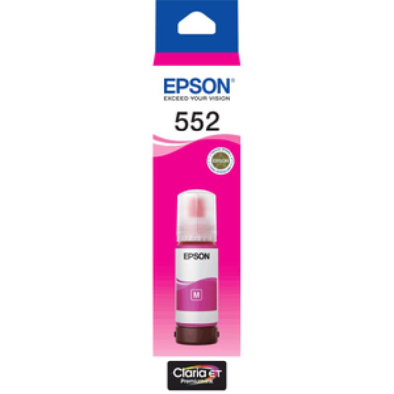 Epson EcoTank T552 Refill Ink Bottle - Inkjet - Magenta