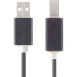 Alogic 3m USB 2.0 Type A to Type B Male Cable for connecting printers, scanners, and external drives to computers.