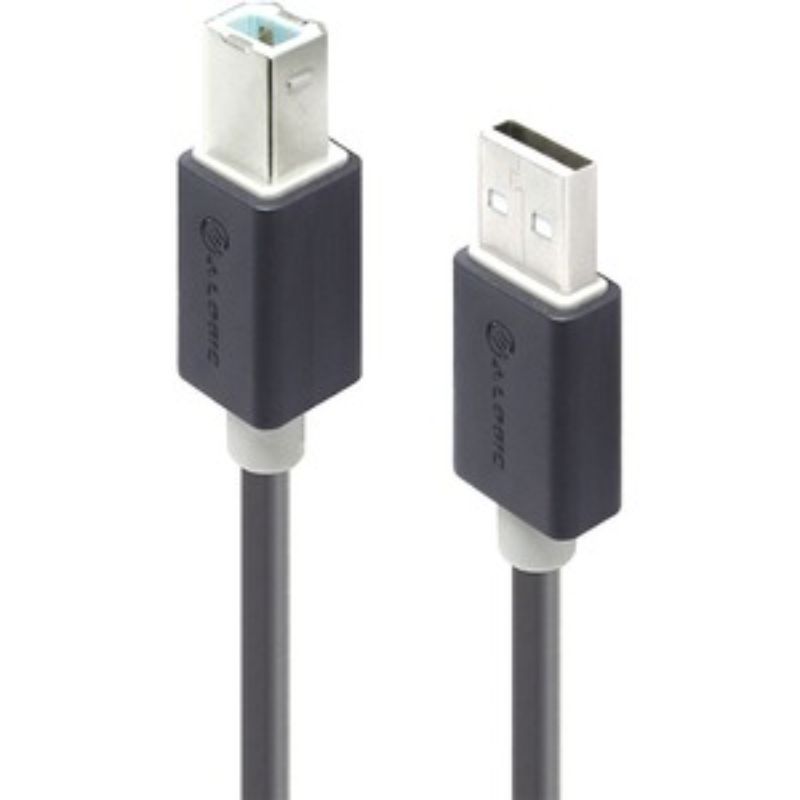 Alogic USB 2.0 Male-Male Cable 3m for connecting Type B devices like printers and hard drives to computers.