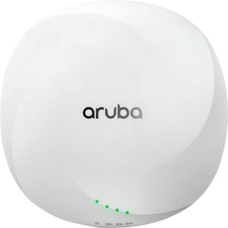 Aruba AP-635 tri-band wireless access point for indoor use, delivering up to 3.9 Gbps with Wi-Fi 6E technology.