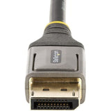 StarTech.com 1m DisplayPort 1.4 cable supports 8K resolution at 60Hz, ideal for high-definition audio and video connections.