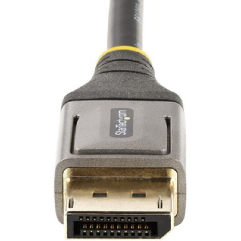 DisplayPort 1.4 8K cable for ultra-HD audio/video, supports 7680 x 4320 resolution, 32.4 Gbps, with high-quality shielding.