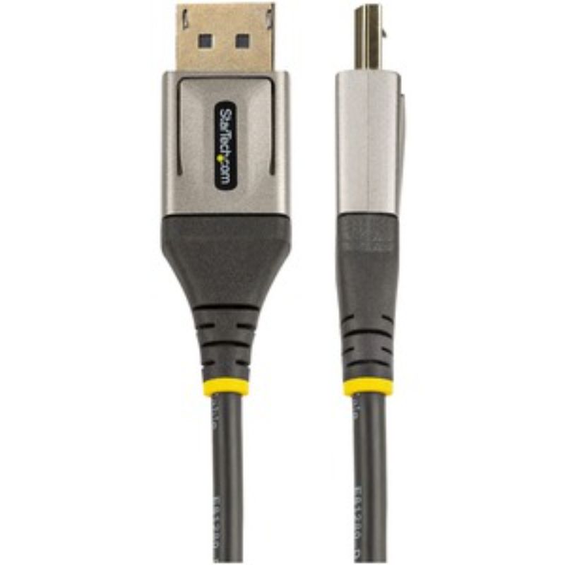 High-performance StarTech 5m DisplayPort 1.4 cable supports 8K resolution at 60Hz, ideal for monitors and projectors.