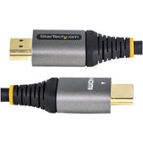 StarTech.com 3.3 ft HDMI cable supporting 4K 60Hz, HDR10, Dolby Vision, with gold-plated connectors for enhanced audio/video quality.