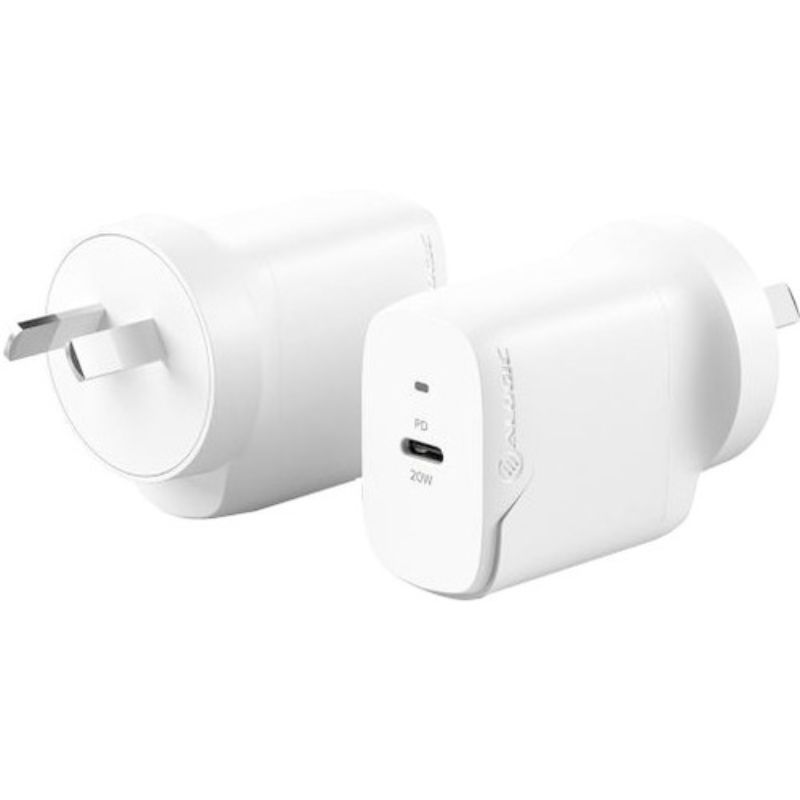 Alogic 1X20 Rapid Power 20W Wall Charger - White