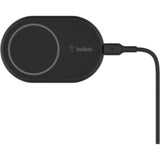 Belkin BOOST?CHARGE Auto Charger with 10W fast charging, magnetic alignment, and USB connector for seamless in-car device charging.