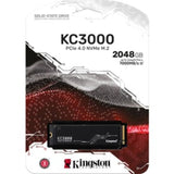 Kingston KC3000 2 TB Solid State Drive - M.2 2280 Internal - PCI Express NVMe (P