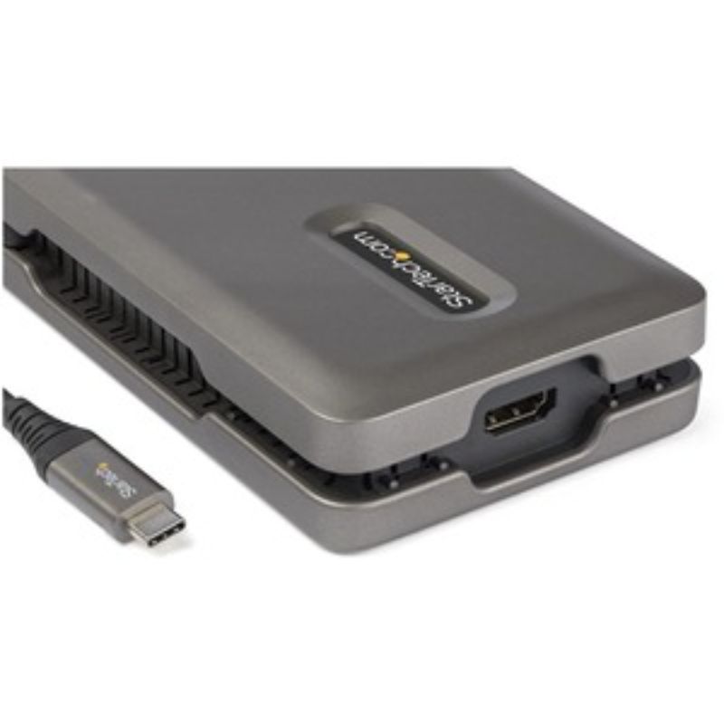 StarTech.com Docking Station with 4K HDMI output, USB-C connectivity, and multiple ports for enhanced productivity on-the-go.