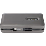 StarTech.com USB-C docking station with 4K HDMI, 2 USB 3.1 ports, SD card reader, and Gigabit Ethernet for versatile connectivity.